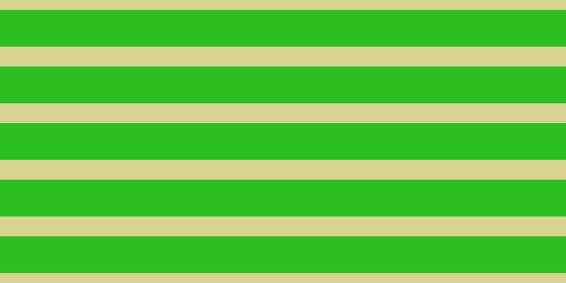 #2cbf20, #dbd393 horizontal lines, twenty-eight pixels wide, fifty-two pixels apart