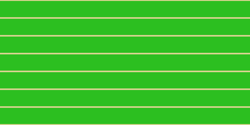 #2cbf20, #dbd393 horizontal lines, five pixels wide, fifty-two pixels apart