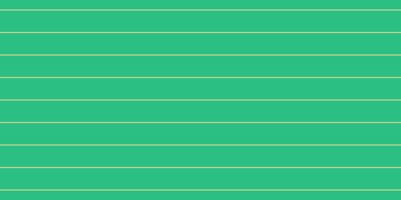 #2cbf83, #dbd393 horizontal lines, two pixels wide, forty-three pixels apart