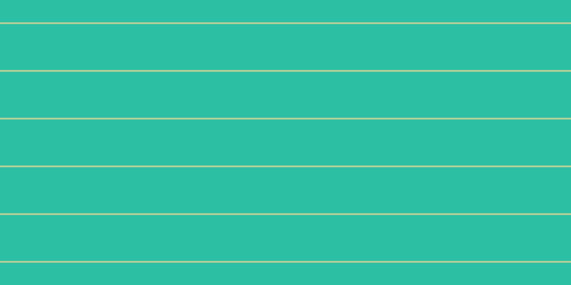 #2cbfa4, #dbd393 horizontal lines, two pixels wide, sixty-five pixels apart