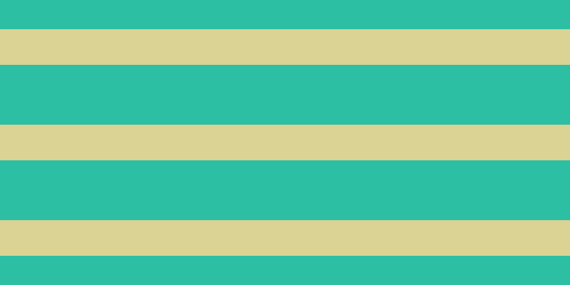 #2cbfa4, #dbd393 horizontal lines, fifty pixels wide, eighty-four pixels apart