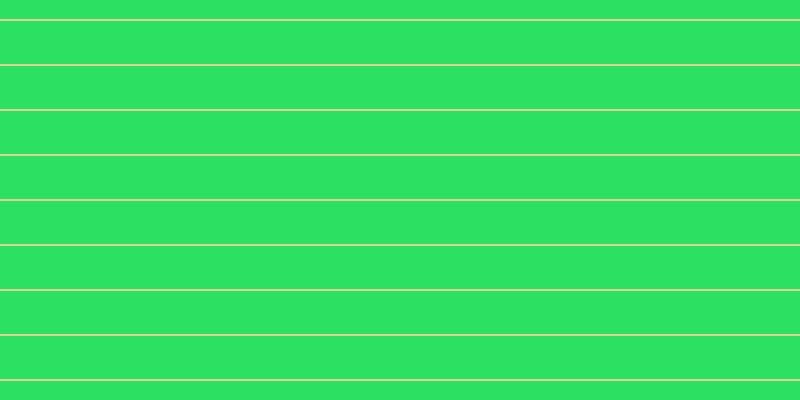 #2ce062, #dbd393 horizontal lines, two pixels wide, forty-three pixels apart