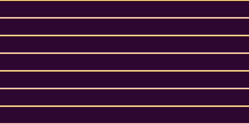 #2d072d, #fcd393 horizontal lines, five pixels wide, fifty-two pixels apart