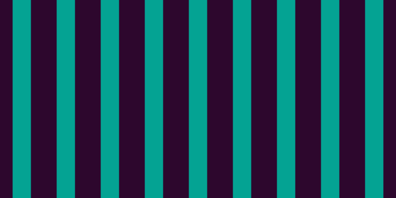 #2d072d, #04a393 vertical lines, thirty-seven pixels wide, fifty-two pixels apart
