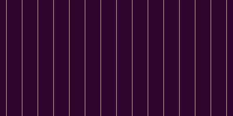 #2d072d, #caa393 vertical lines, two pixels wide, fifty-two pixels apart