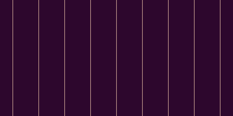 #2d072d, #caa393 vertical lines, two pixels wide, eighty-seven pixels apart