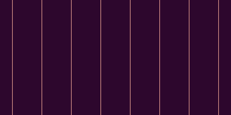 #2d072d, #eba393 vertical lines, two pixels wide, one hundred pixels apart