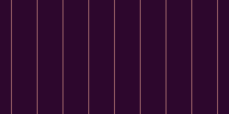 #2d072d, #eba393 vertical lines, two pixels wide, eighty-eight pixels apart