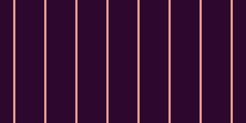 #2d072d, #eba393 vertical lines, seven pixels wide, ninety-four pixels apart