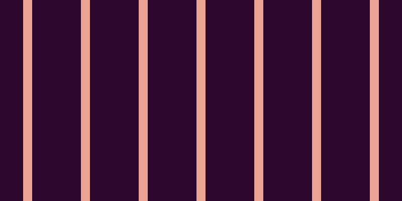 #2d072d, #eba393 vertical lines, eighteen pixels wide, ninety-seven pixels apart
