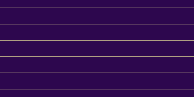 #2d074e, #dbd393 horizontal lines, two pixels wide, sixty-five pixels apart
