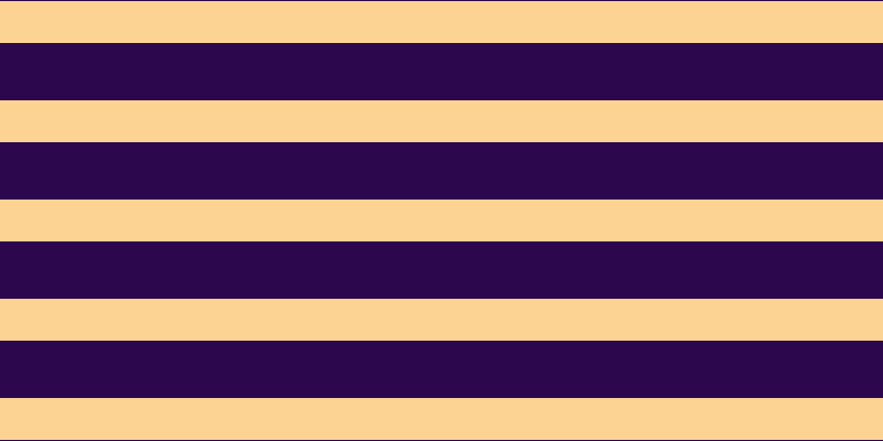 #2d074e, #fcd393 horizontal lines, thirty-eight pixels wide, fifty-two pixels apart