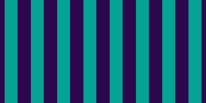 #2d074e, #04a393 vertical lines, fifty pixels wide, fifty-two pixels apart