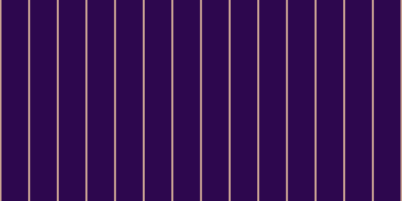 #2d074e, #caa393 vertical lines, four pixels wide, fifty-three pixels apart