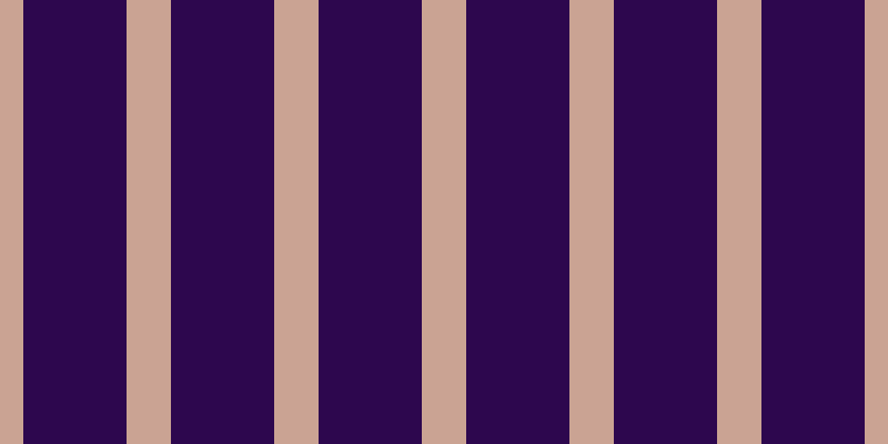 #2d074e, #caa393 vertical lines, forty pixels wide, ninety-three pixels apart