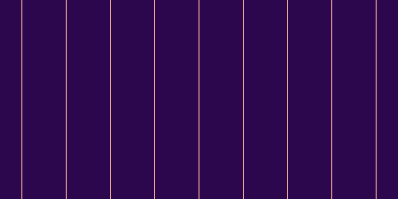 #2d074e, #eba393 vertical lines, two pixels wide, eighty-seven pixels apart