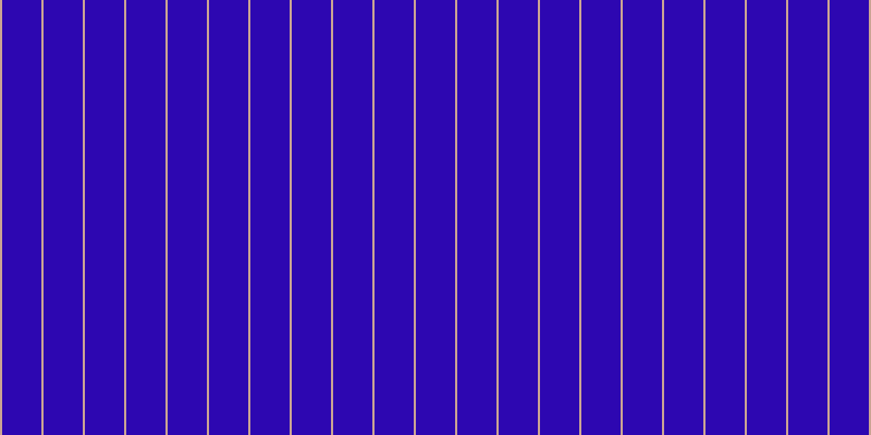 #2d07b1, #caa393 vertical lines, two pixels wide, thirty-six pixels apart