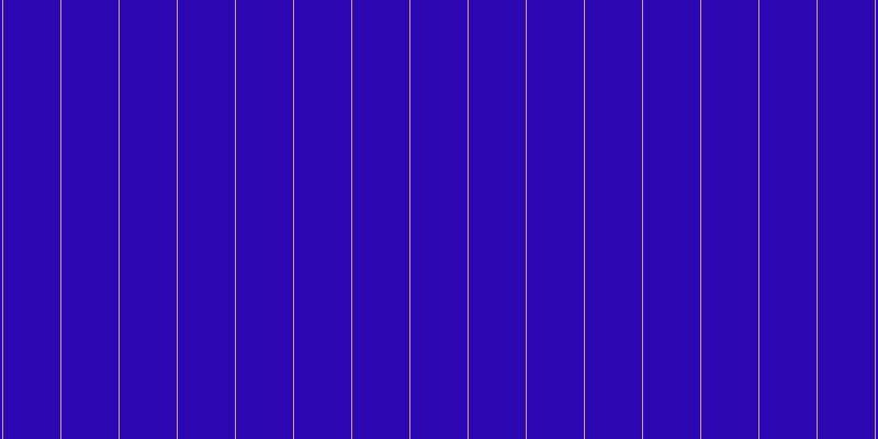 #2d07b1, #caa393 vertical lines, one pixels wide, fifty-two pixels apart