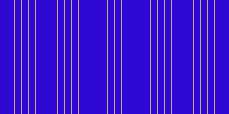 #2d07d2, #caa393 vertical lines, two pixels wide, twenty-three pixels apart