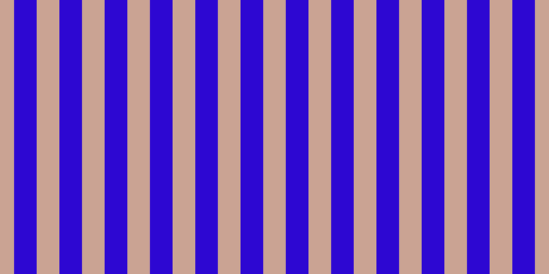 #2d07d2, #caa393 vertical lines, thirty-three pixels wide, thirty-three pixels apart