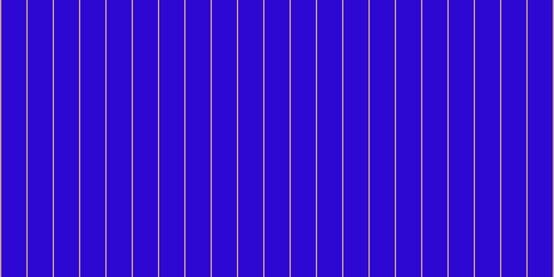 #2d07d2, #caa393 vertical lines, two pixels wide, thirty-six pixels apart
