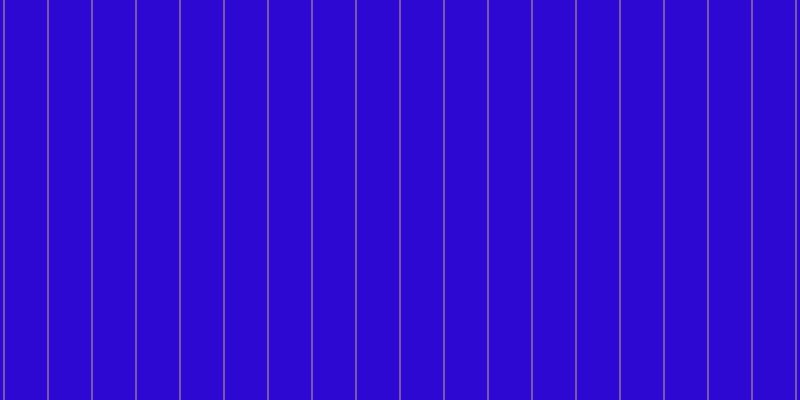 #2d07d2, #caa393 vertical lines, one pixels wide, forty-three pixels apart
