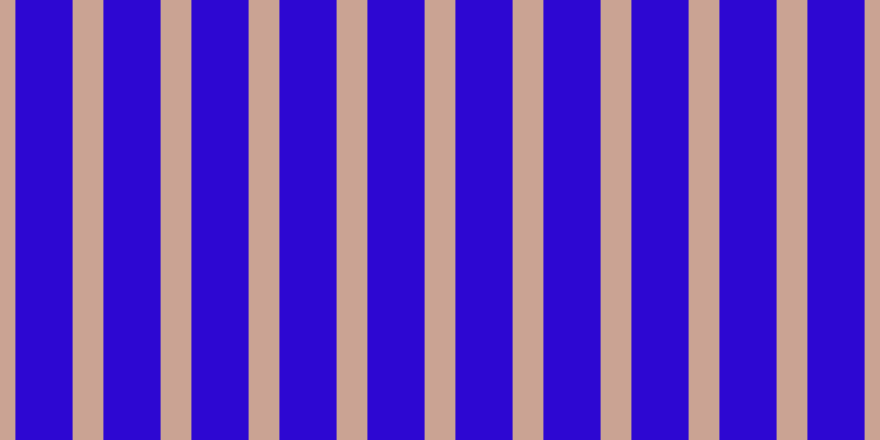#2d07d2, #caa393 vertical lines, twenty-eight pixels wide, fifty-two pixels apart