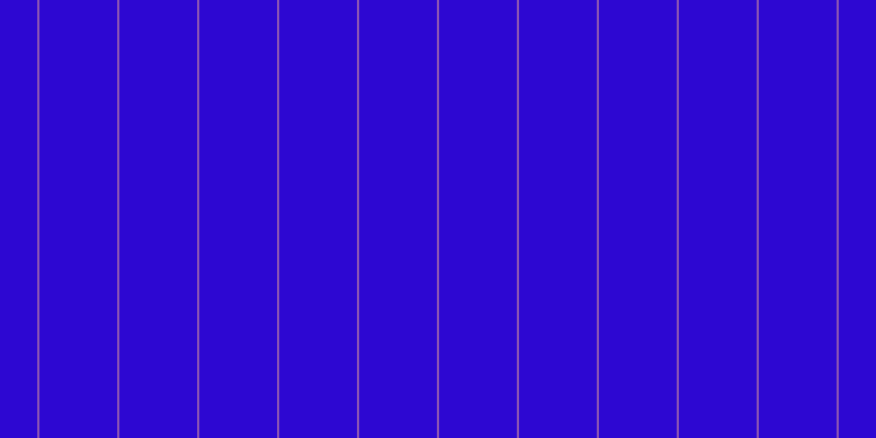 #2d07d2, #eba393 vertical lines, one pixels wide, seventy-two pixels apart