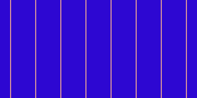#2d07d2, #eba393 vertical lines, four pixels wide, ninety-eight pixels apart