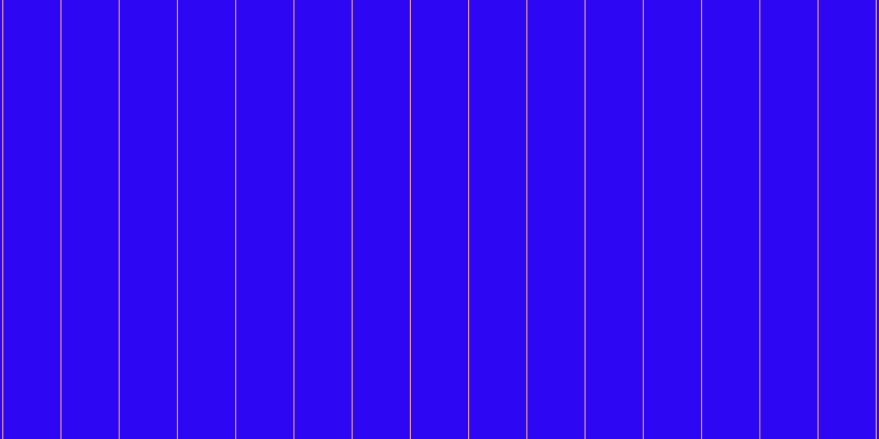 #2d07f3, #eba393 vertical lines, one pixels wide, fifty-two pixels apart