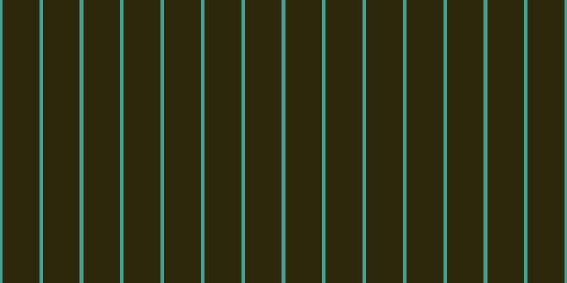 #2d280c, #46a393 vertical lines, five pixels wide, fifty-two pixels apart