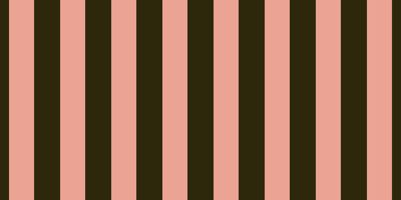 #2d280c, #eba393 vertical lines, fifty pixels wide, fifty-two pixels apart
