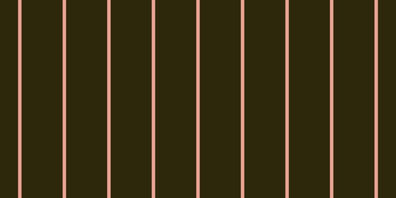 #2d280c, #eba393 vertical lines, seven pixels wide, eighty-three pixels apart