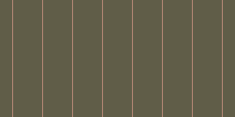 #2d280c (75%), #eba393 vertical lines, two pixels wide, one hundred pixels apart