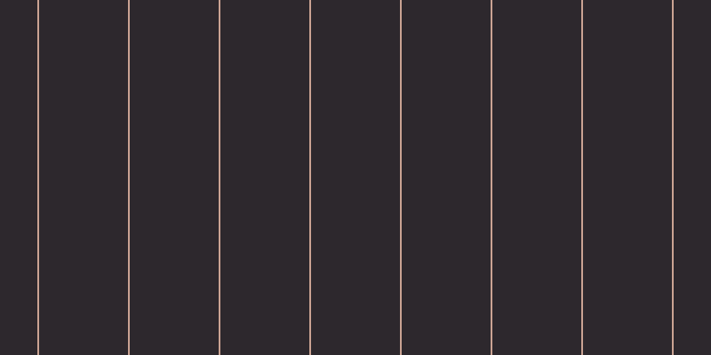 #2d282d, #caa393 vertical lines, two pixels wide, one hundred pixels apart