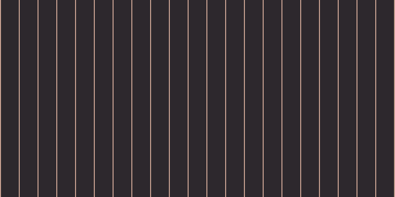 #2d282d, #caa393 vertical lines, two pixels wide, thirty-six pixels apart