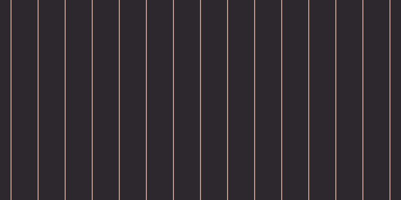 #2d282d, #caa393 vertical lines, two pixels wide, fifty-two pixels apart