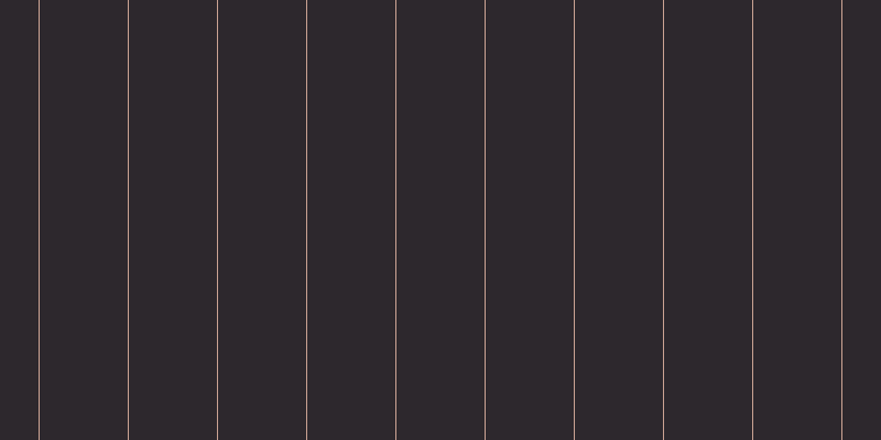 #2d282d, #caa393 vertical lines, one pixels wide, eighty pixels apart