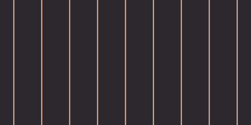 #2d282d, #caa393 vertical lines, four pixels wide, eighty-five pixels apart