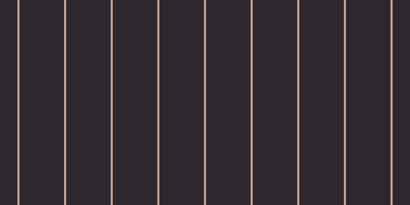 #2d282d, #caa393 vertical lines, four pixels wide, eighty-seven pixels apart