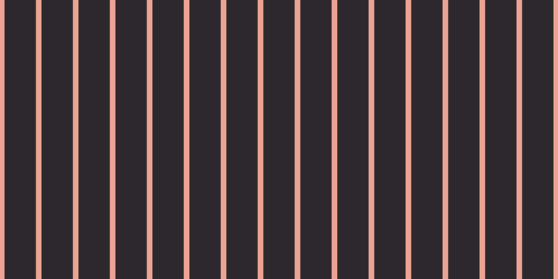 #2d282d, #eba393 vertical lines, eight pixels wide, forty-five pixels apart