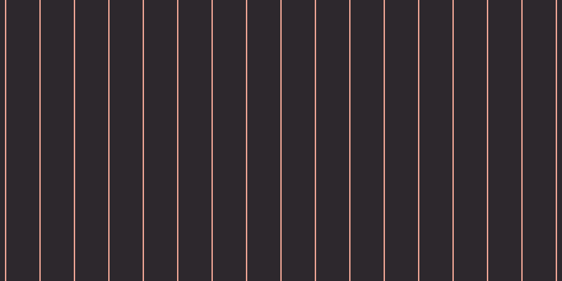 #2d282d, #eba393 vertical lines, two pixels wide, forty-seven pixels apart