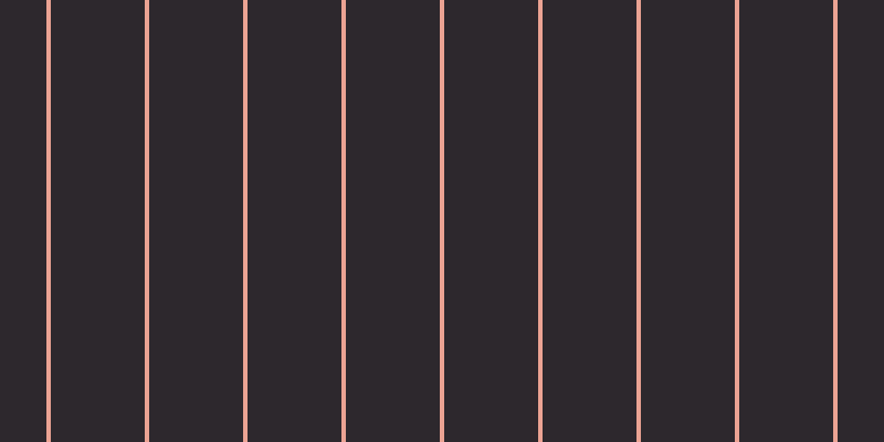 #2d282d, #eba393 vertical lines, four pixels wide, eighty-five pixels apart