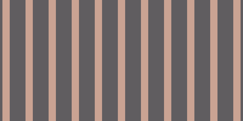 #2d282d (75%), #caa393 vertical lines, twenty-four pixels wide, fifty-two pixels apart