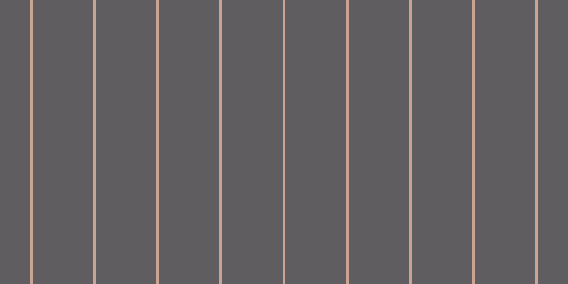 #2d282d (75%), #caa393 vertical lines, four pixels wide, eighty-five pixels apart