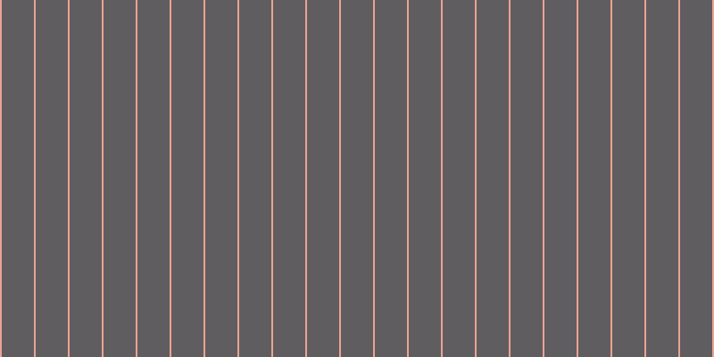 #2d282d (75%), #eba393 vertical lines, two pixels wide, thirty-six pixels apart