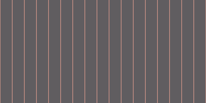 #2d282d (75%), #eba393 vertical lines, two pixels wide, forty-five pixels apart