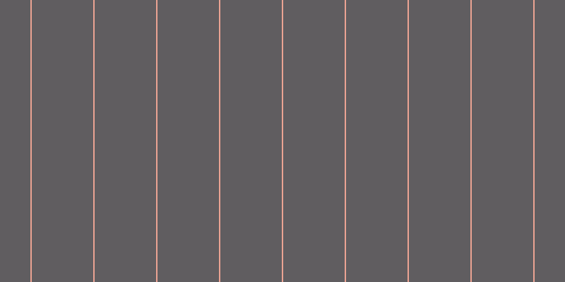 #2d282d (75%), #eba393 vertical lines, two pixels wide, eighty-seven pixels apart