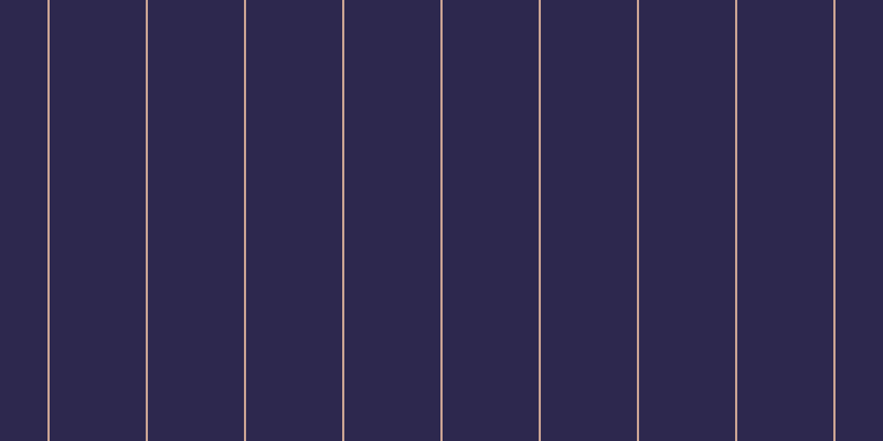 #2d284e, #caa393 vertical lines, two pixels wide, eighty-seven pixels apart