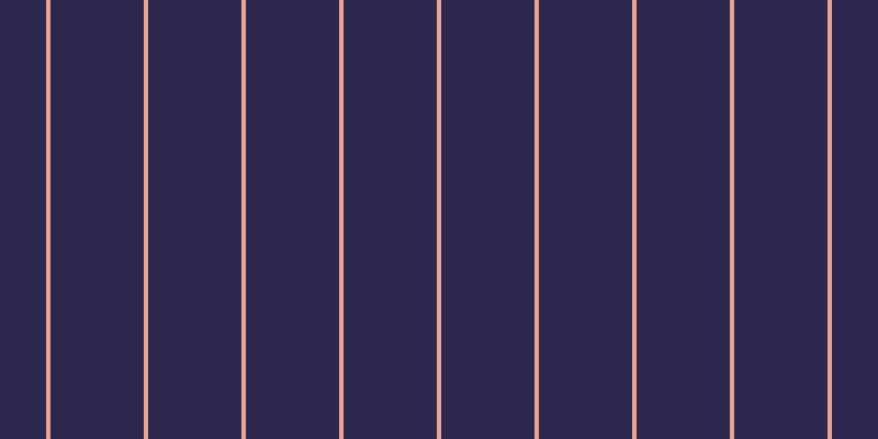 #2d284e, #eba393 vertical lines, four pixels wide, eighty-five pixels apart